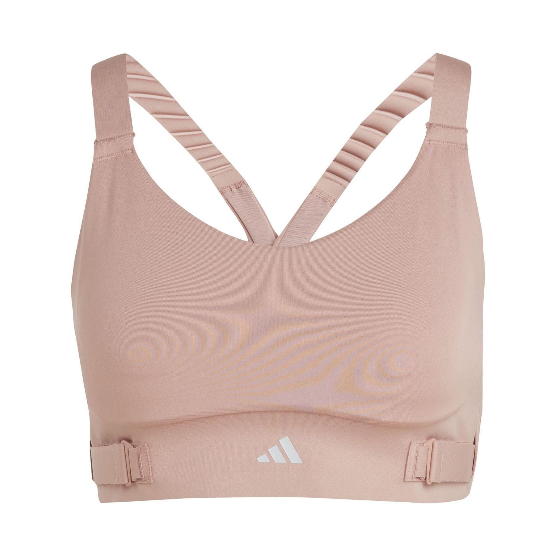 Warm Clay - Front - Adidas Womens-Ladies Fast Impact Sports Bra