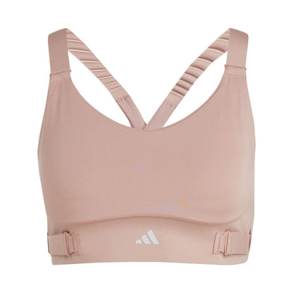 Warm Clay - Front - Adidas Womens-Ladies Fast Impact Sports Bra