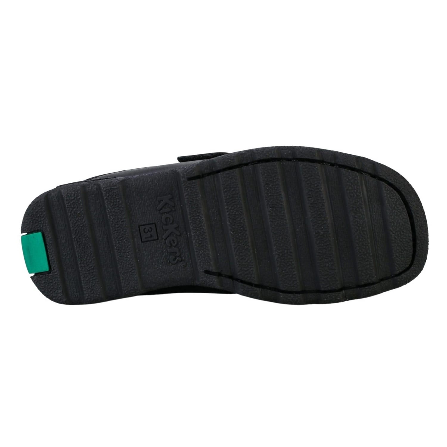Black - Lifestyle - Kickers Boys Fragma Lo Leather Straps Shoes