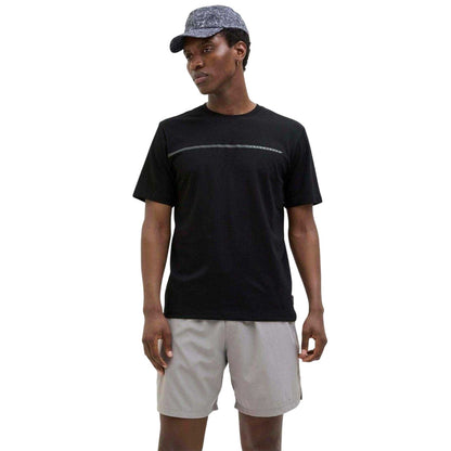 Black - Lifestyle - Jack And Jones Mens Fusion Regular T-Shirt