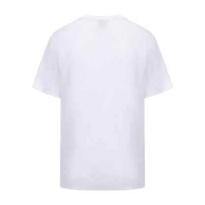 White - Back - Lonsdale Mens Plain T-Shirt