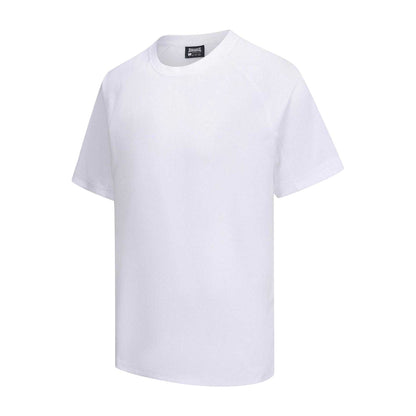 White - Side - Lonsdale Mens Plain T-Shirt
