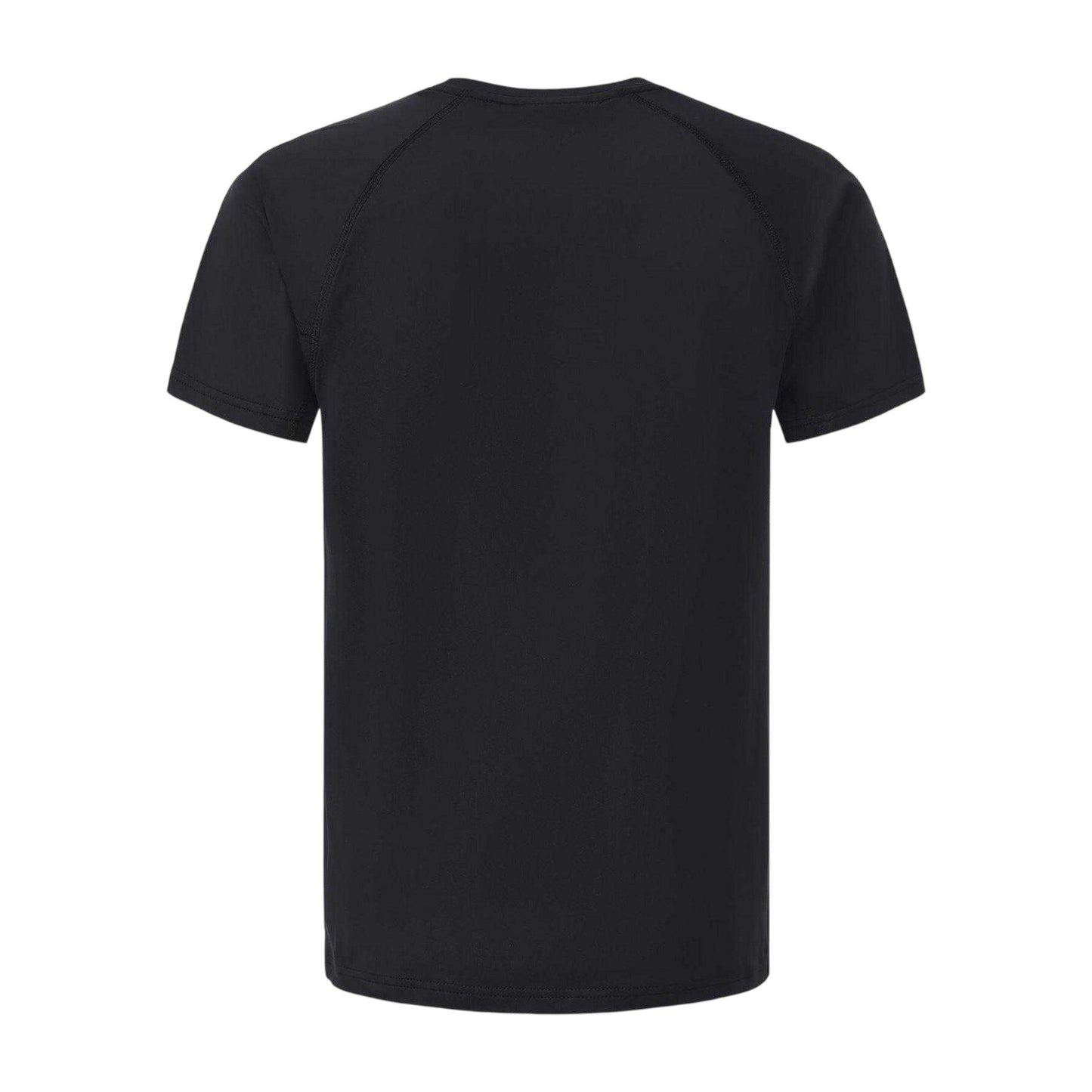 Black - Back - Lonsdale Mens Plain T-Shirt