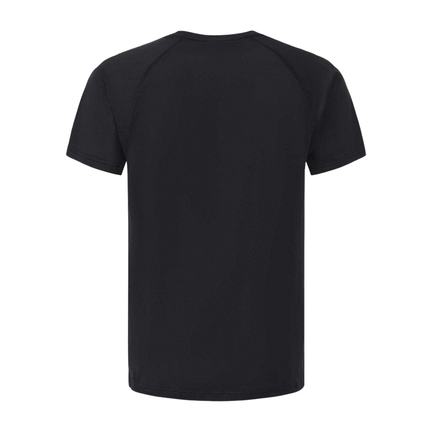 Black - Back - Lonsdale Mens Plain T-Shirt