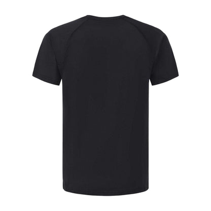 Black - Back - Lonsdale Mens Plain T-Shirt