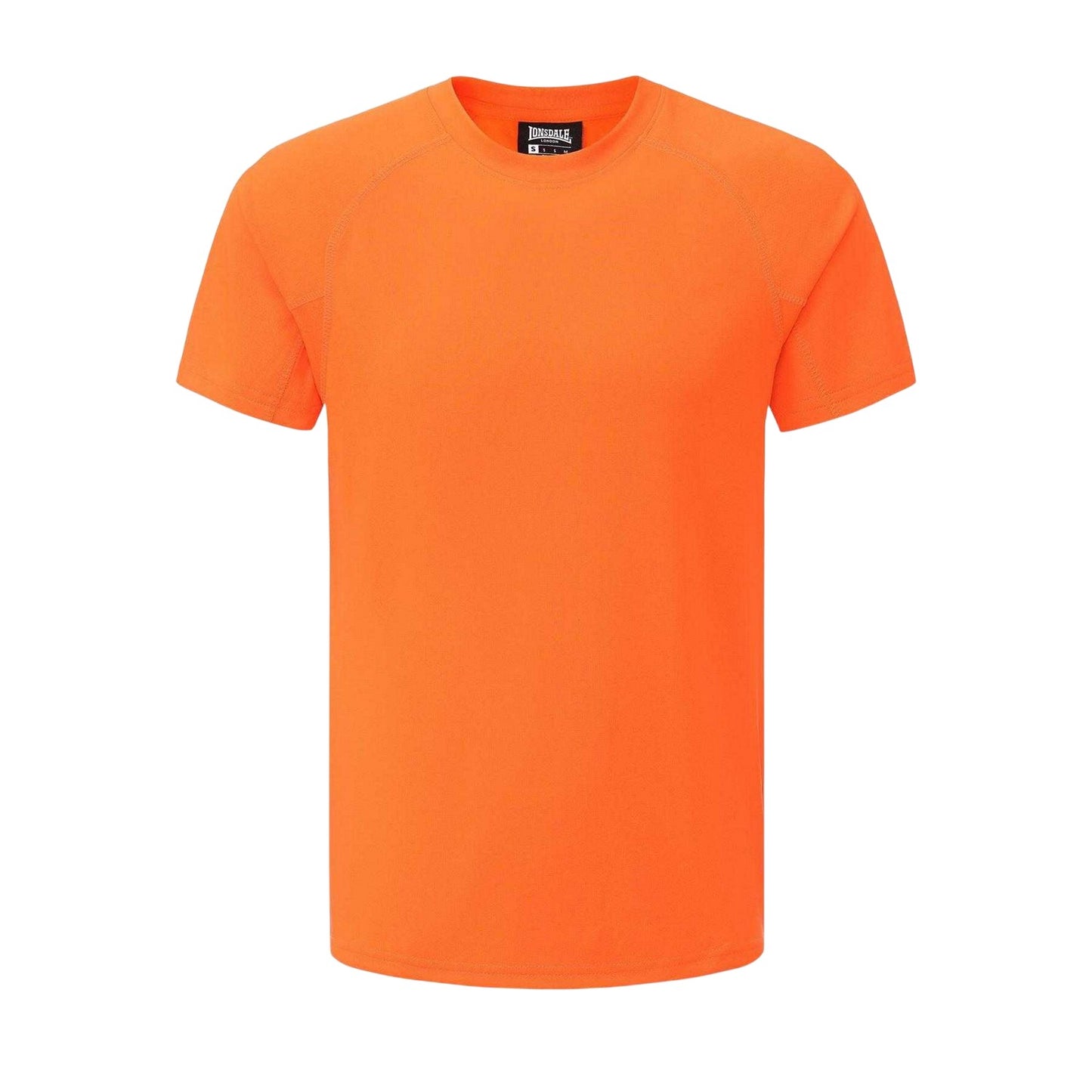 Orange - Front - Lonsdale Mens Plain T-Shirt