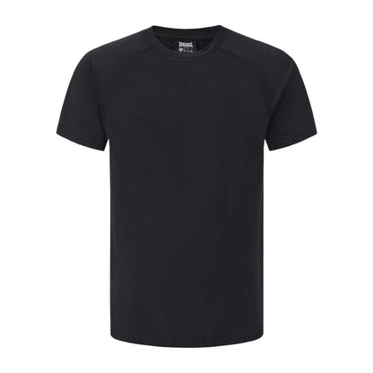 Black - Front - Lonsdale Mens Plain T-Shirt