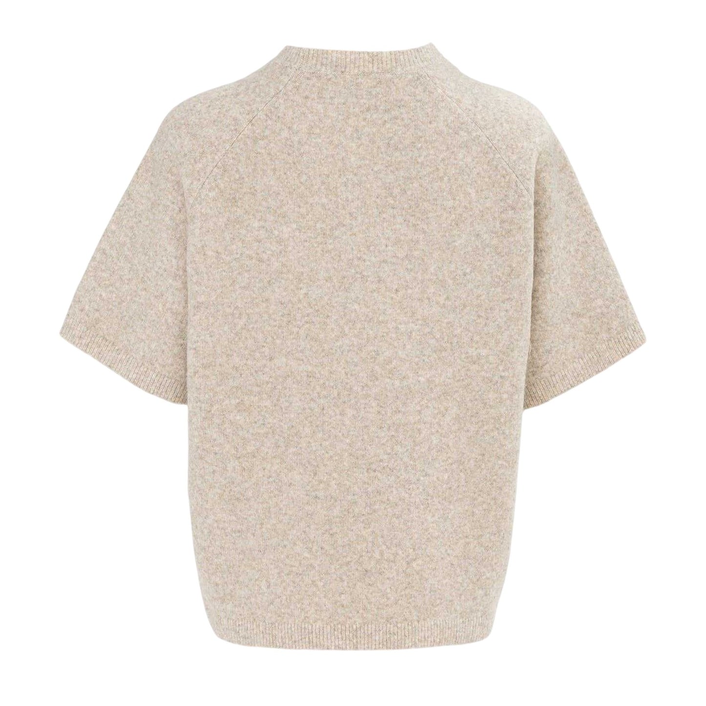 Grey - Back - Miso Womens-Ladies Knitted Top