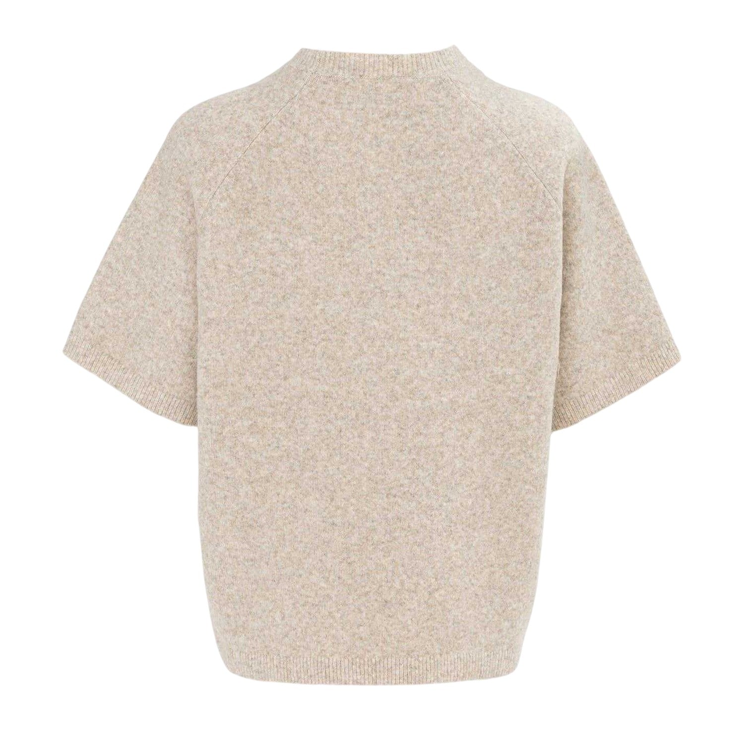 Grey - Back - Miso Womens-Ladies Knitted Top