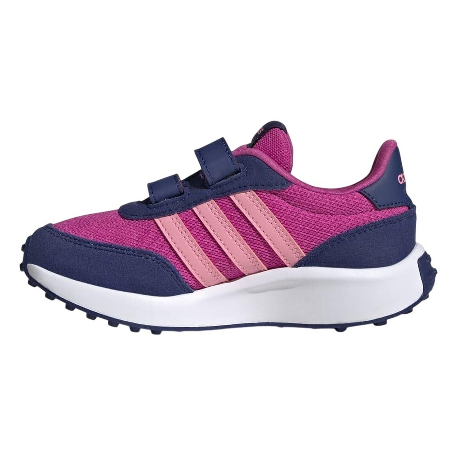 Pink - Pack Shot - Adidas Childrens-Kids Run 70s Suede Trainers