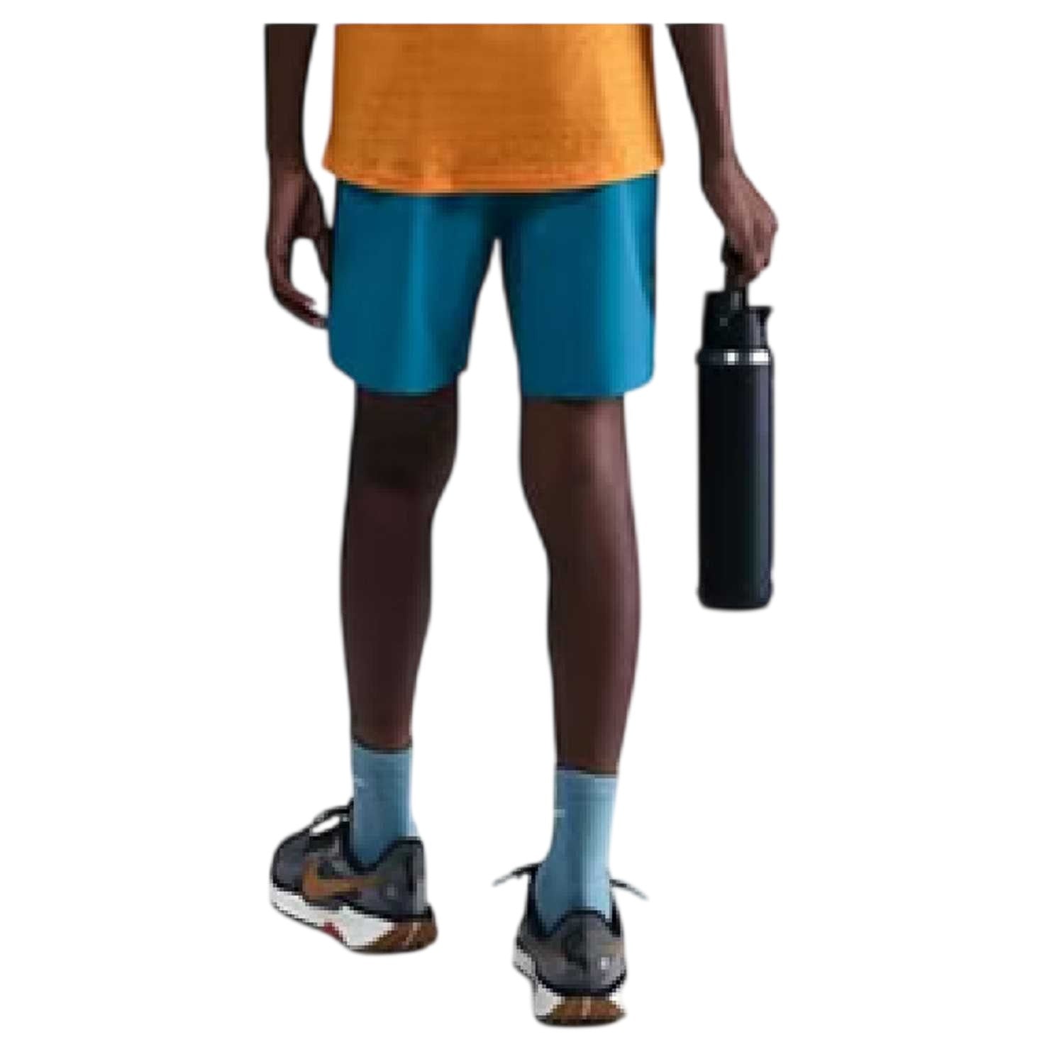 Abyss Blue - Back - Nike Boys Challenger Dri-FIT Shorts