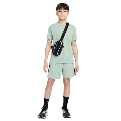 Green - Side - Nike Boys Challenger Dri-FIT Shorts