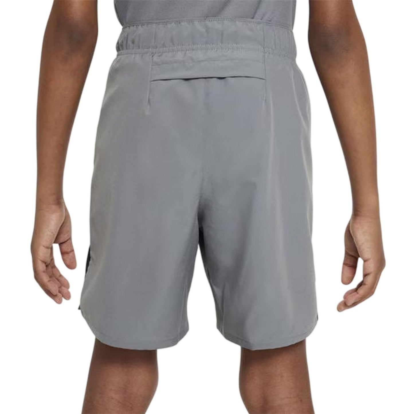Smoke Grey - Back - Nike Boys Challenger Dri-FIT Shorts