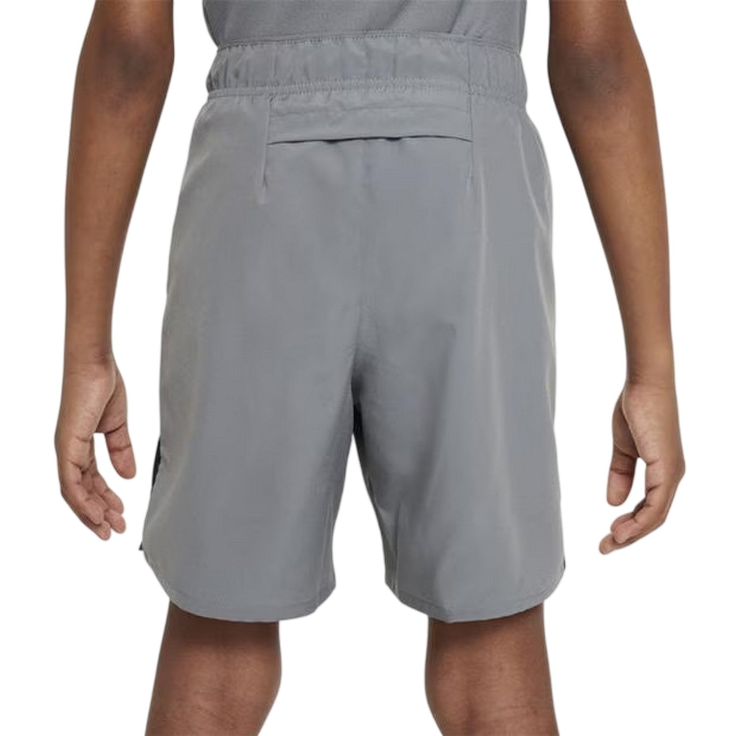 Smoke Grey - Back - Nike Boys Challenger Dri-FIT Shorts