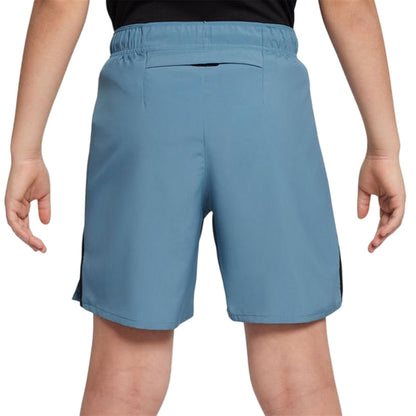 Smokey Blue - Back - Nike Boys Challenger Dri-FIT Shorts