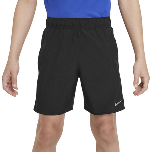 Black - Front - Nike Boys Challenger Dri-FIT Shorts