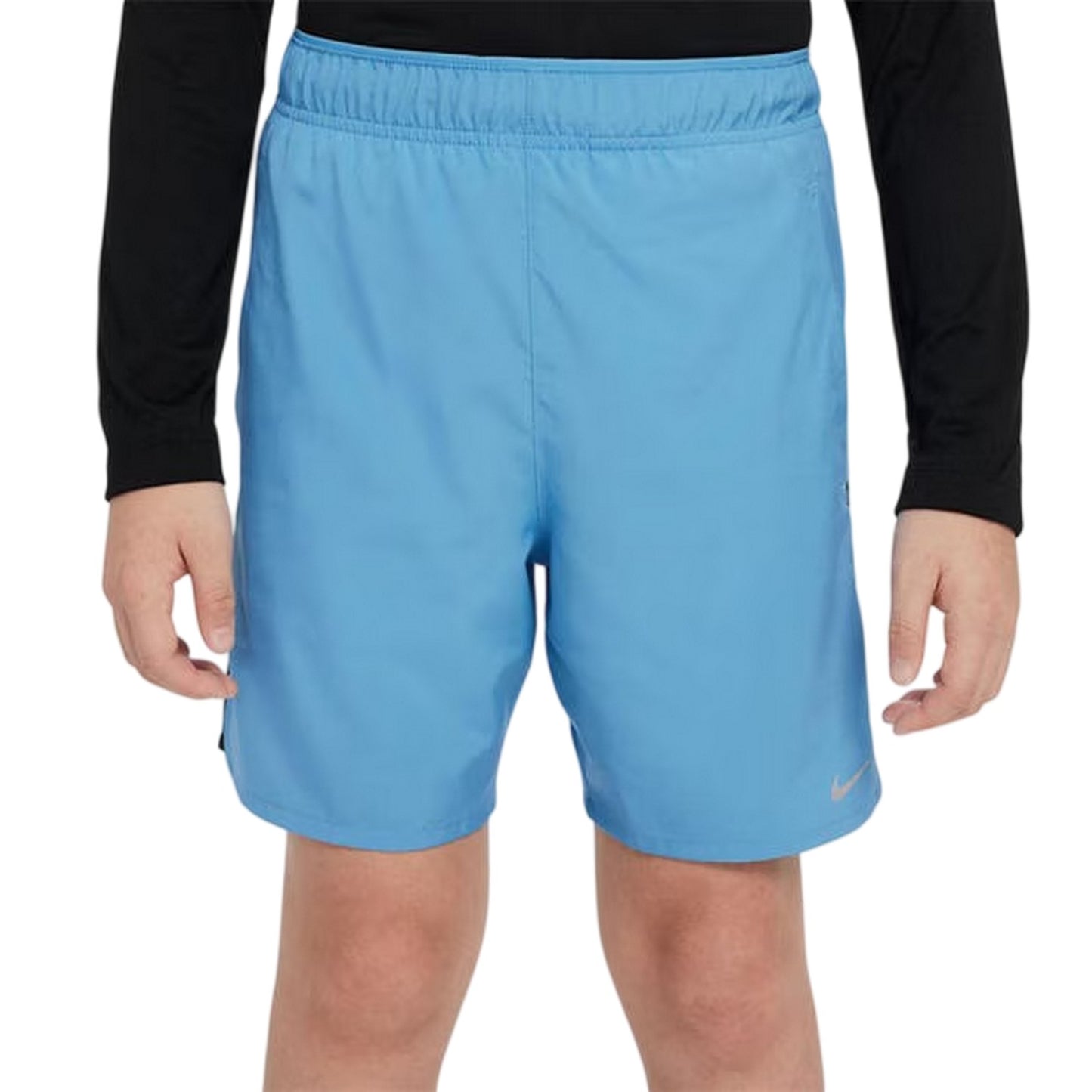 Blue - Front - Nike Boys Challenger Dri-FIT Shorts