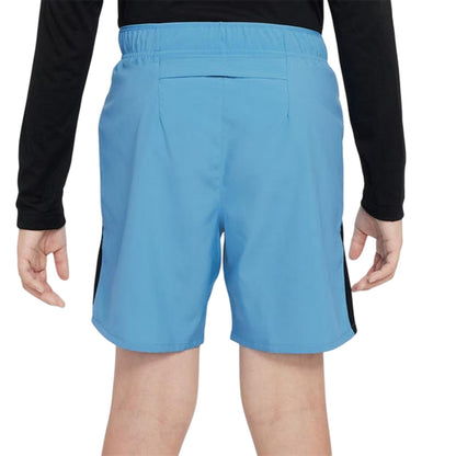 Blue - Back - Nike Boys Challenger Dri-FIT Shorts