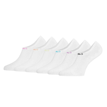White - Back - Calvin Klein Womens-Ladies Liner Socks (Pack of 3)