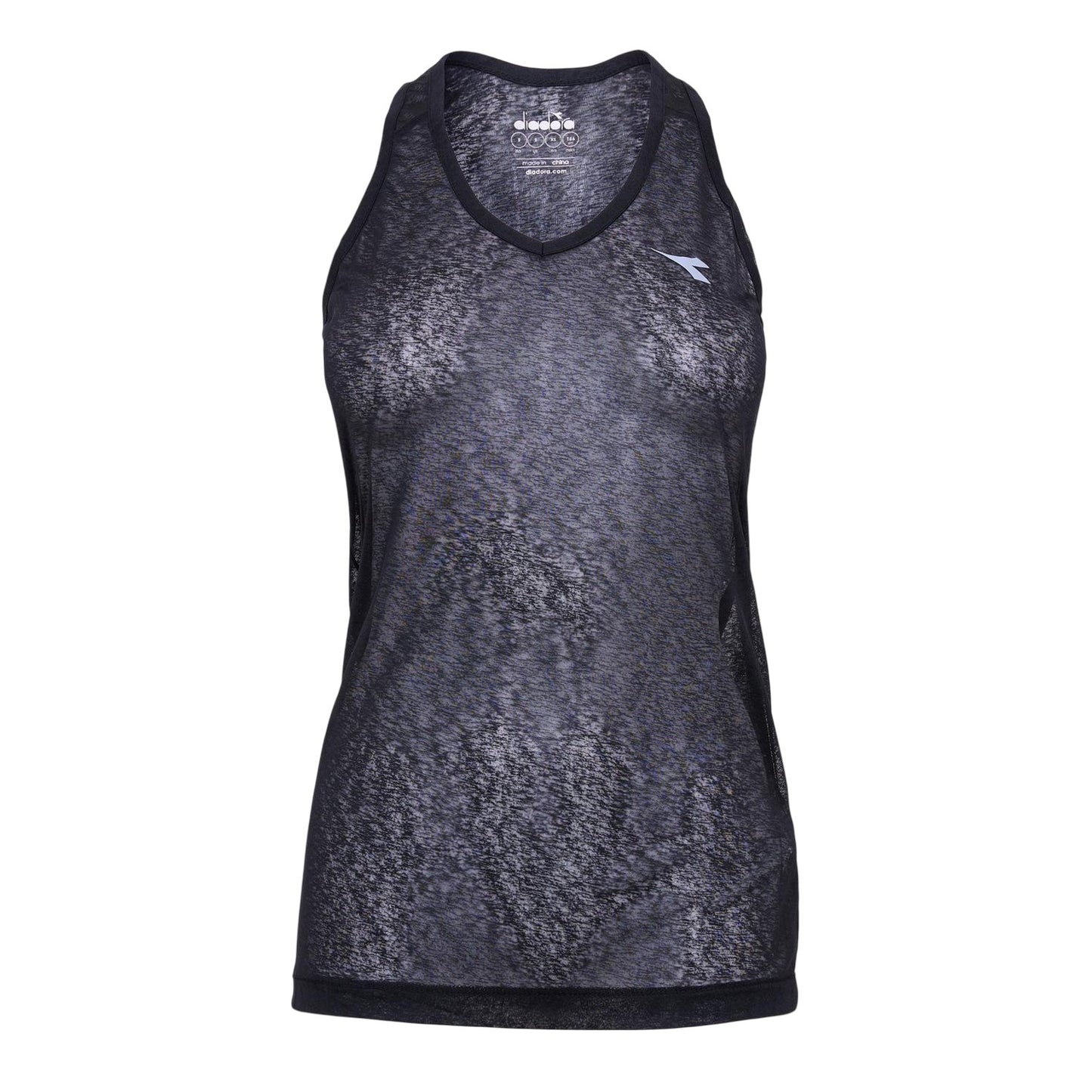 Black - Front - Diadora Womens-Ladies Sleeveless Tank Top