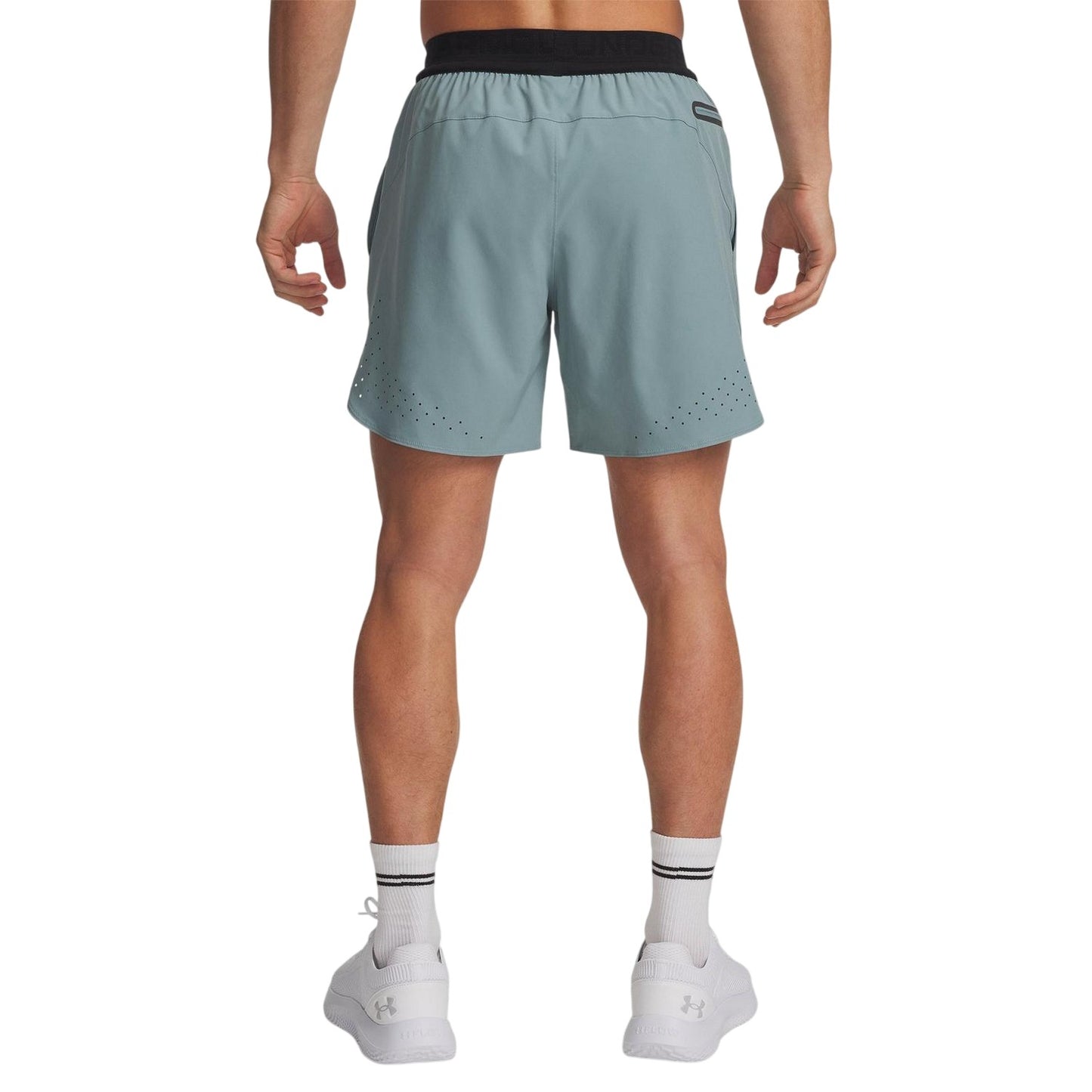 Green - Back - Under Armour Mens 6 Vanish Elite Running Shorts