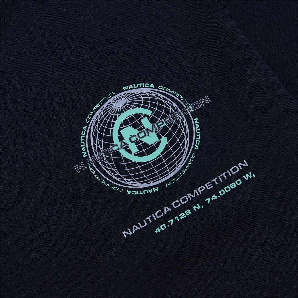 Black - Side - Nautica Mens Bali T-Shirt