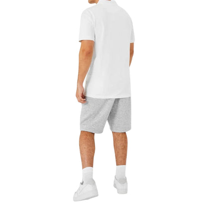 Grey Marl - Side - Slazenger Mens Fleece Shorts