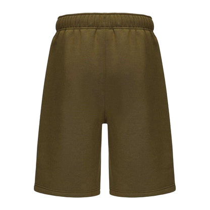 Army Green - Back - Slazenger Mens Fleece Shorts