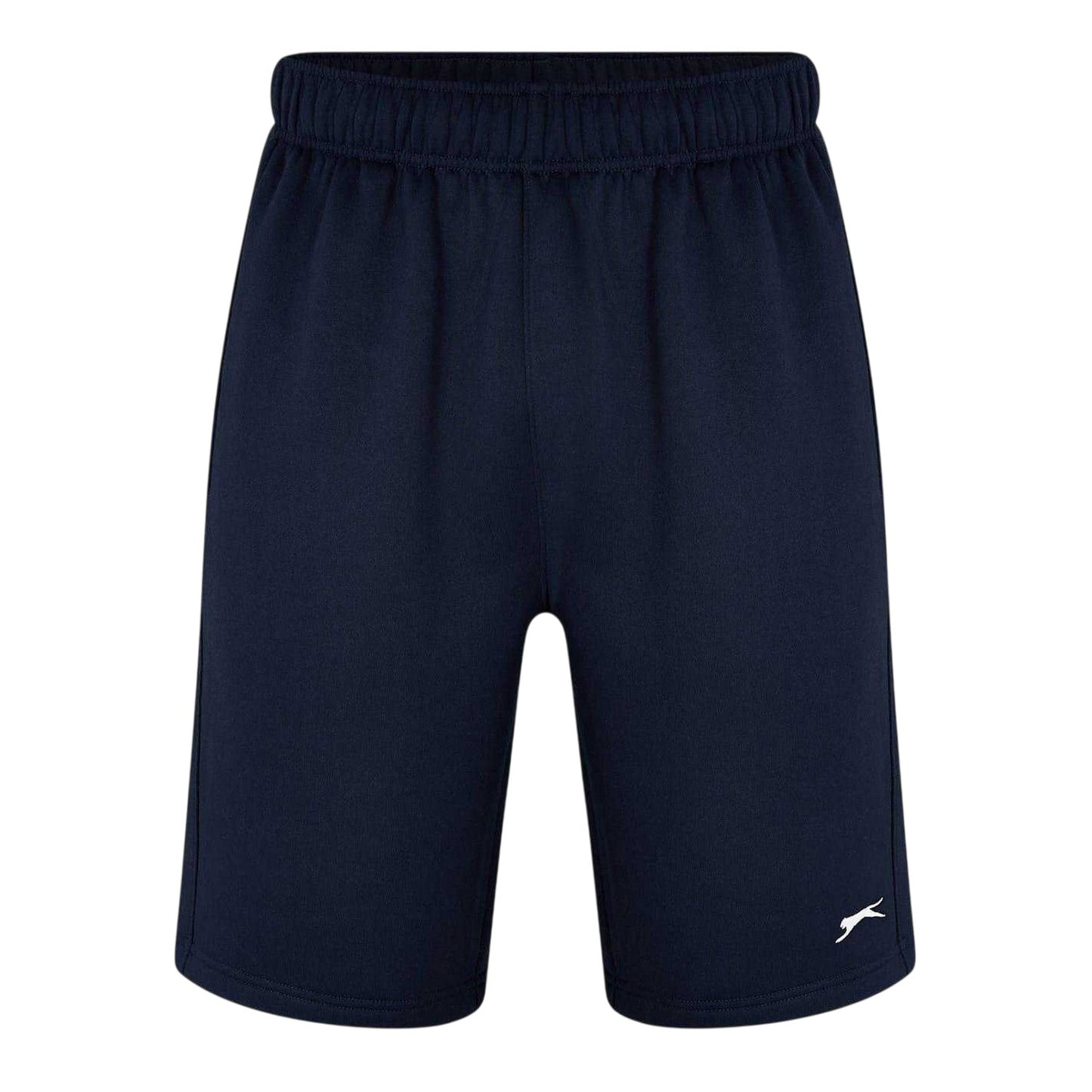 Navy - Front - Slazenger Mens Fleece Shorts