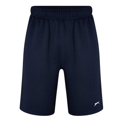 Navy - Front - Slazenger Mens Fleece Shorts