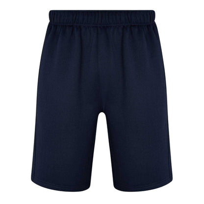 Navy - Back - Slazenger Mens Fleece Shorts