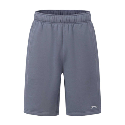 Slate Blue - Front - Slazenger Mens Fleece Shorts