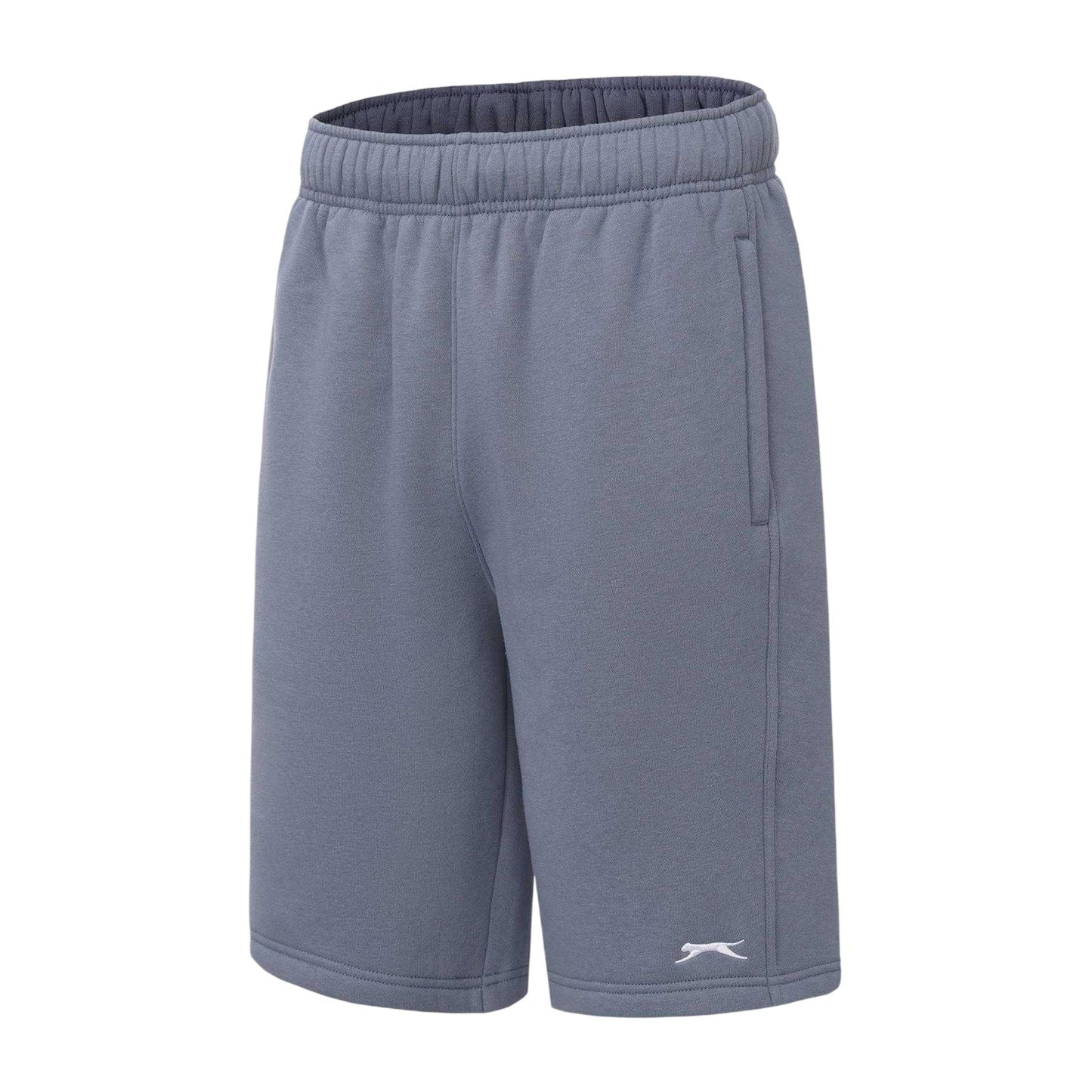 Slate Blue - Side - Slazenger Mens Fleece Shorts
