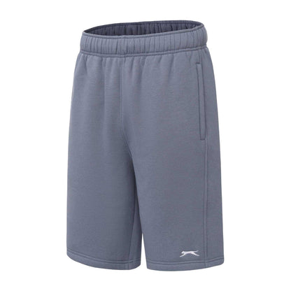 Slate Blue - Side - Slazenger Mens Fleece Shorts