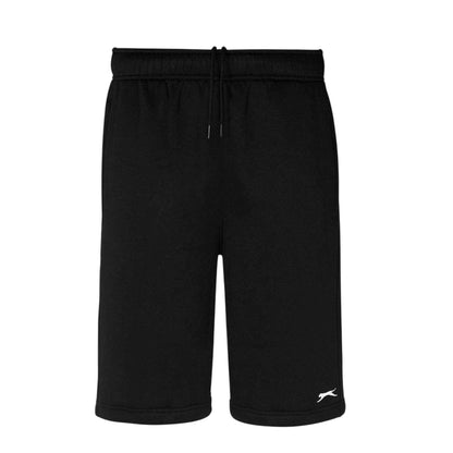 Black - Front - Slazenger Mens Fleece Shorts