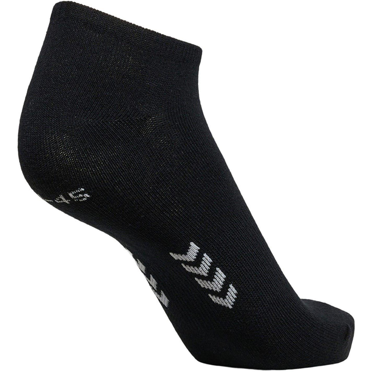 Black - Back - Hummel Childrens-Kids Cushioned Ankle Socks (Pack of 5)