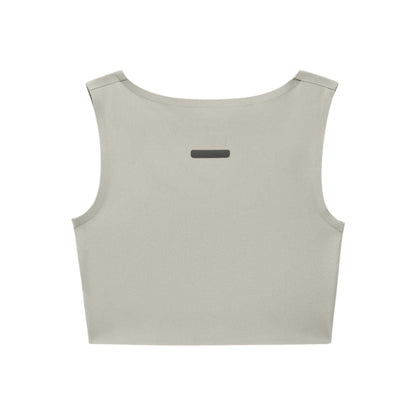 Sesame - Back - Adidas Womens-Ladies Fear Of God Minimalist Knitted Tank Top