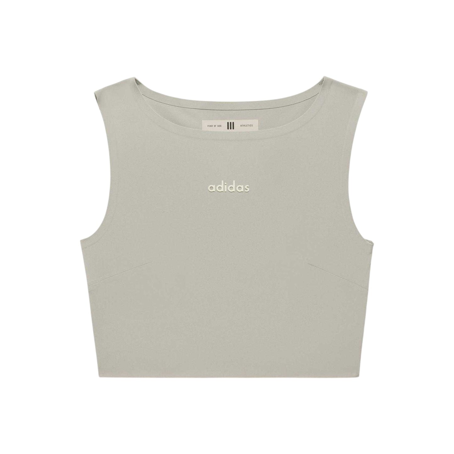 Sesame - Front - Adidas Womens-Ladies Fear Of God Minimalist Knitted Tank Top