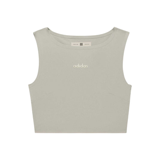Sesame - Front - Adidas Womens-Ladies Fear Of God Minimalist Knitted Tank Top