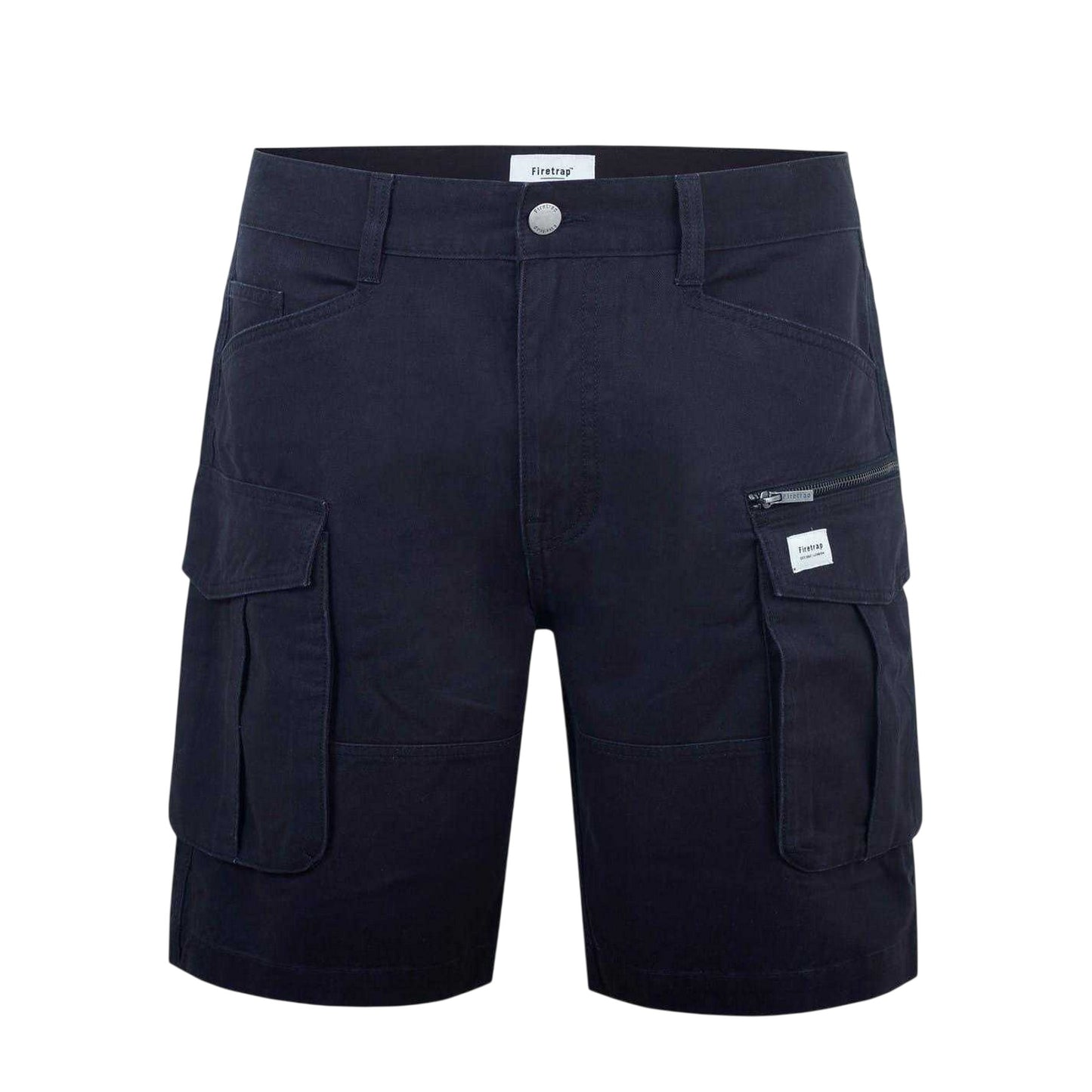Washed Black - Front - Firetrap Mens BTK Shorts