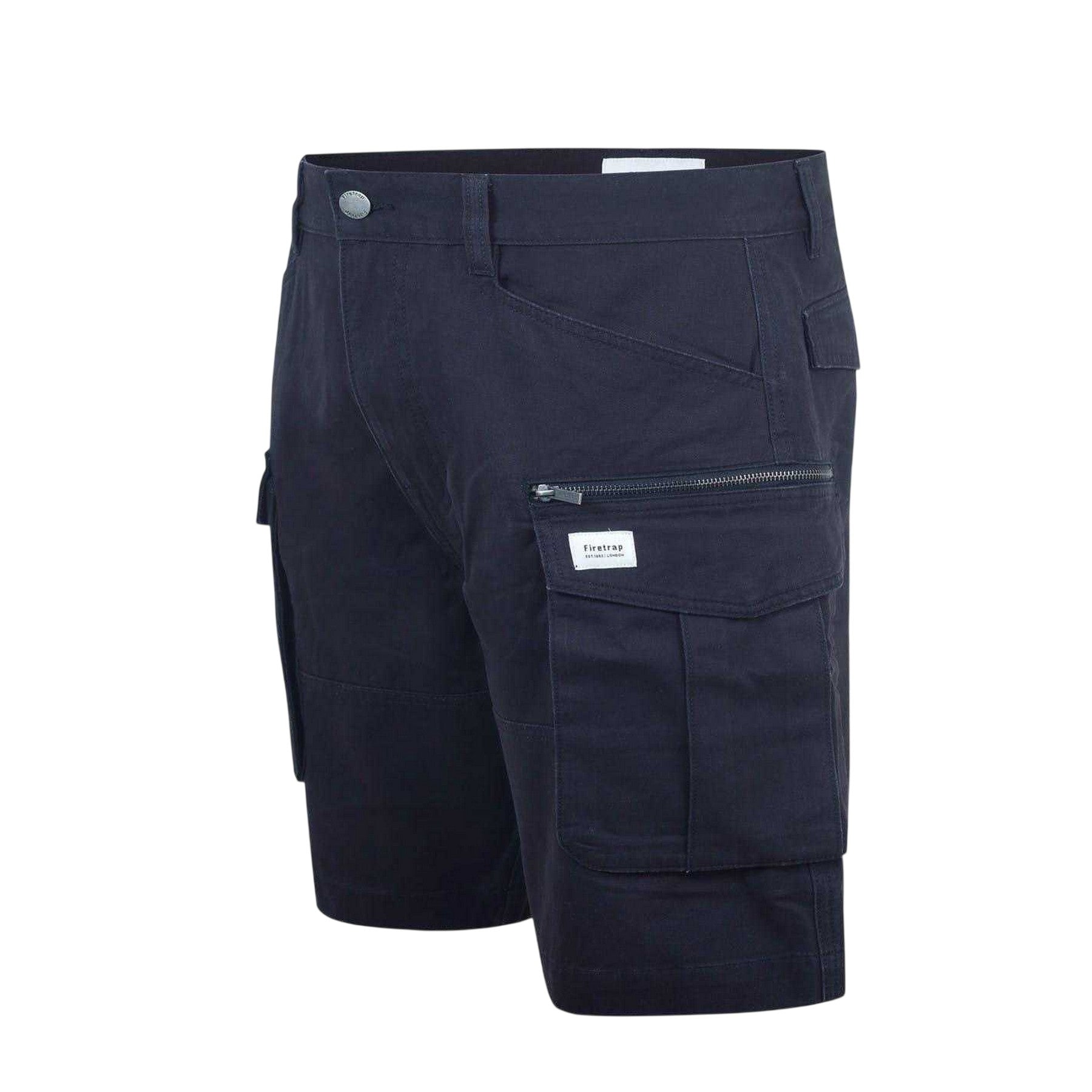 Washed Black - Side - Firetrap Mens BTK Shorts