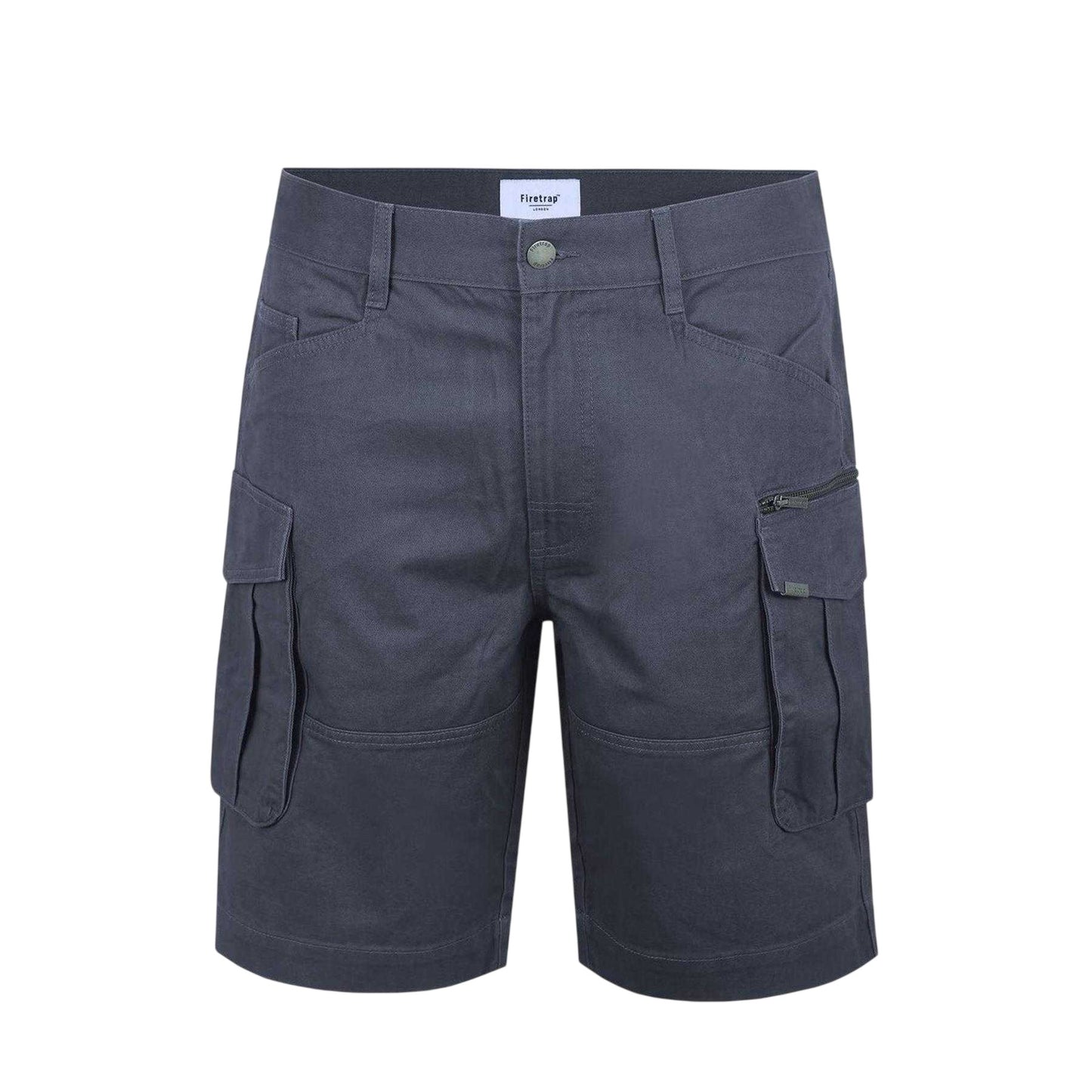 Charcoal - Front - Firetrap Mens BTK Shorts
