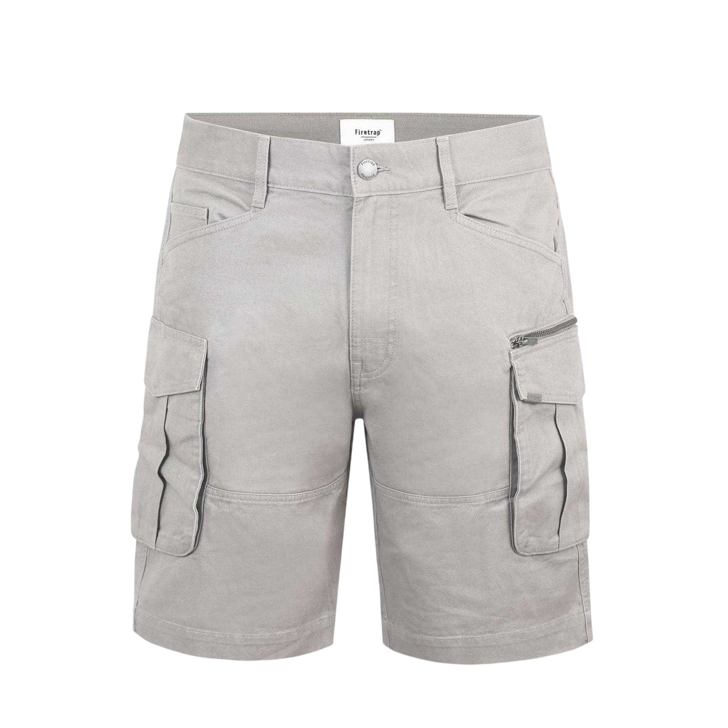 Beige - Front - Firetrap Mens BTK Shorts