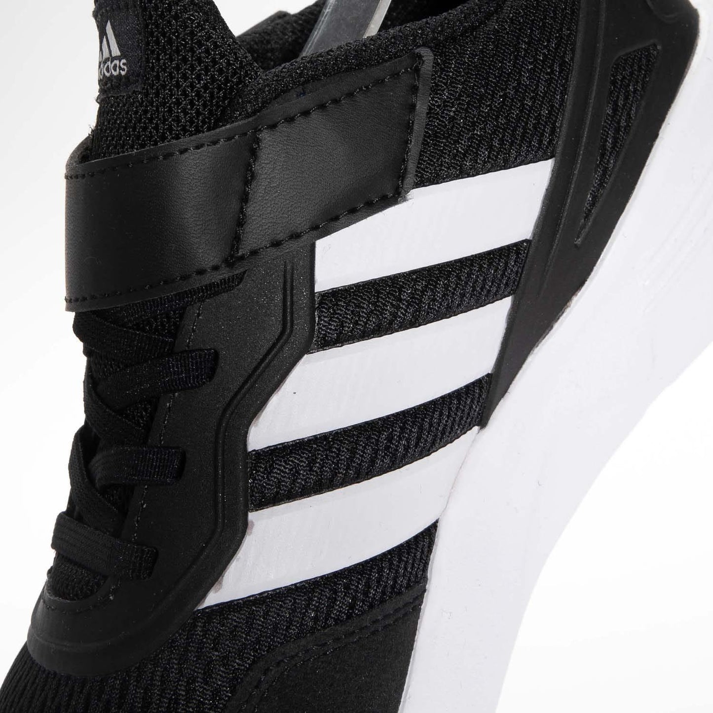 Black - Pack Shot - Adidas Childrens-Kids Nebzed Elastic Trainers