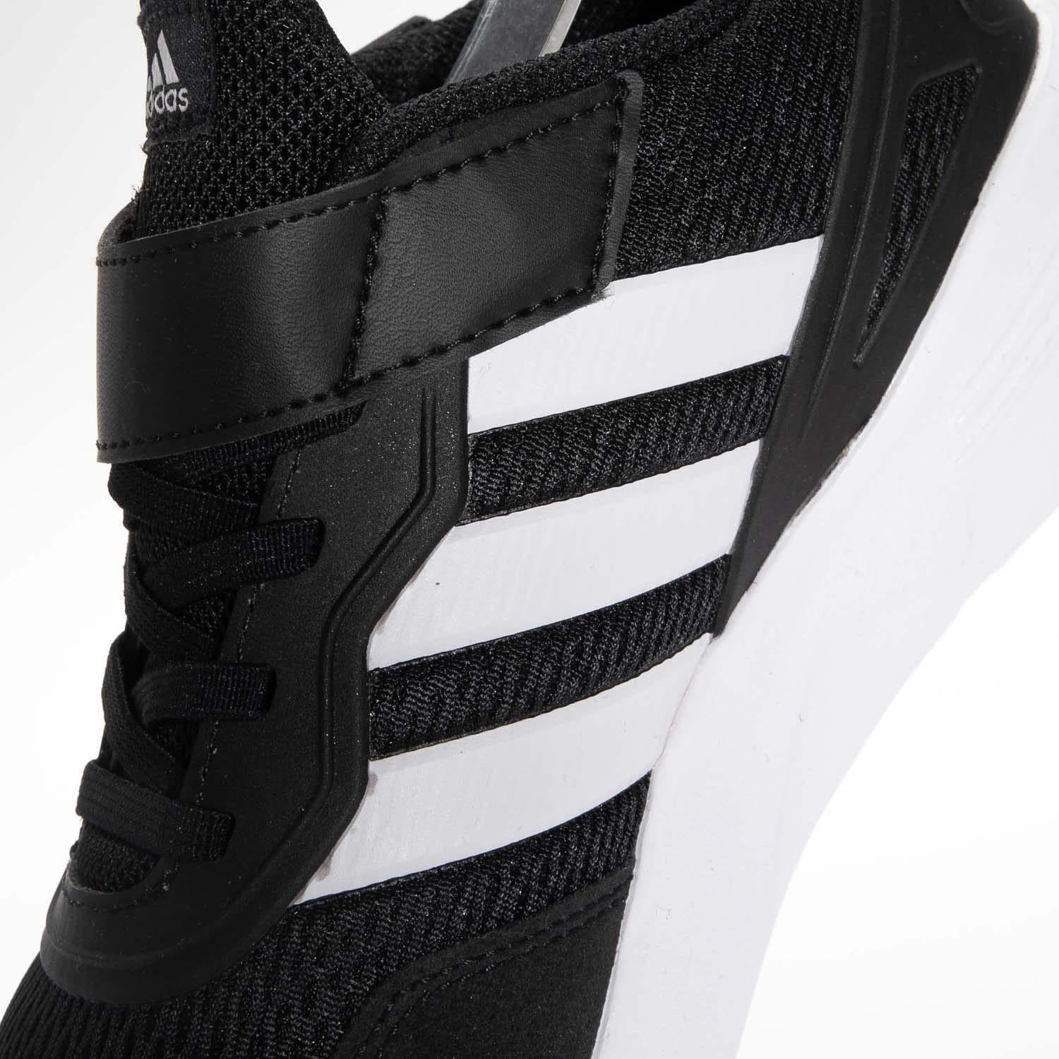 Black - Pack Shot - Adidas Childrens-Kids Nebzed Elastic Trainers