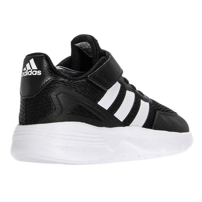 Black - Back - Adidas Childrens-Kids Nebzed Elastic Trainers