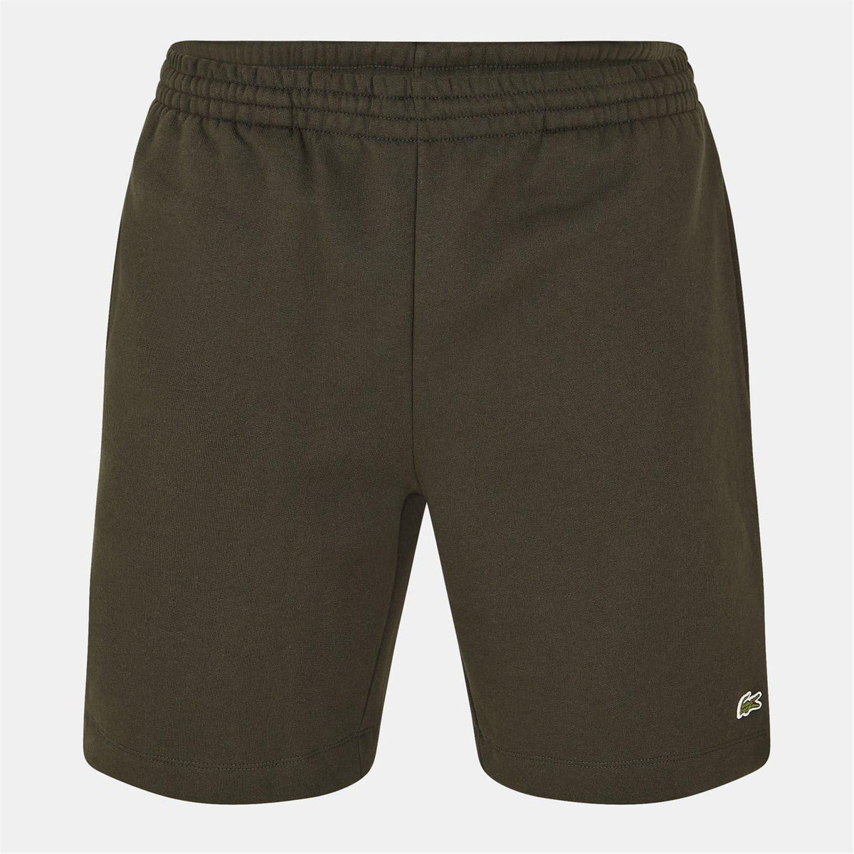 Green - Back - Lacoste Mens Fleece Shorts
