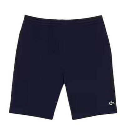 Navy - Front - Lacoste Mens Fleece Shorts