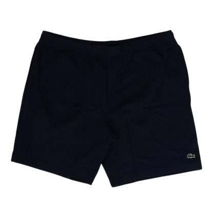 Navy Blue - Front - Lacoste Mens Fleece Shorts