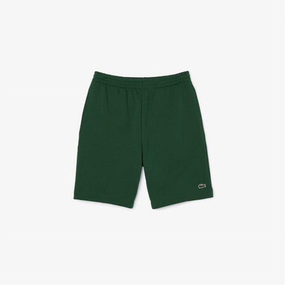 Green - Front - Lacoste Mens Fleece Shorts